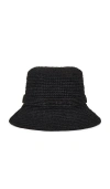 Rag & Bone Lela Rollable Hat In Black