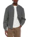 Rag & Bone Leo Linen Souvenir Jacket In Gray
