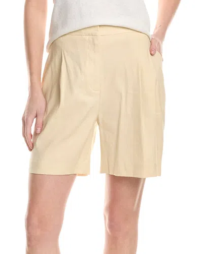Rag & Bone Leona Linen-blend Short In Brown