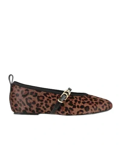 Rag & Bone Leopardprint Mary Jane Shoes In Black