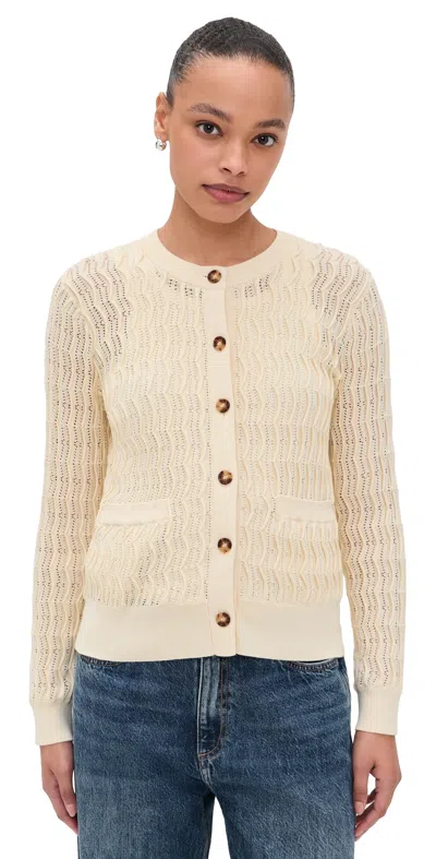 Rag & Bone Leslie Cardigan Ivory In Neutral