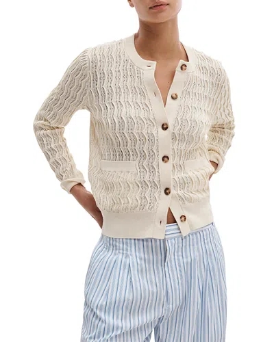 Rag & Bone Leslie Cardigan In White
