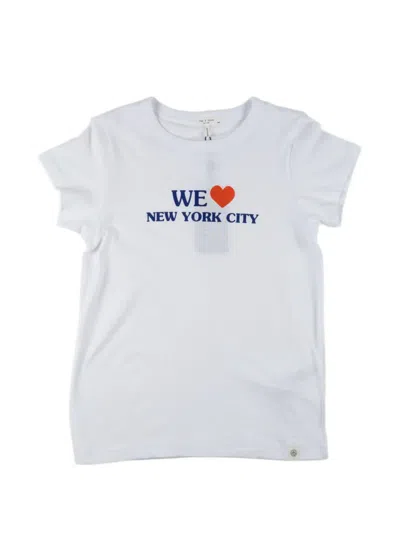 Rag & Bone Lettering T-shirt In White