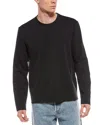 Rag & Bone Lewis Crewneck Sweatshirt In Black