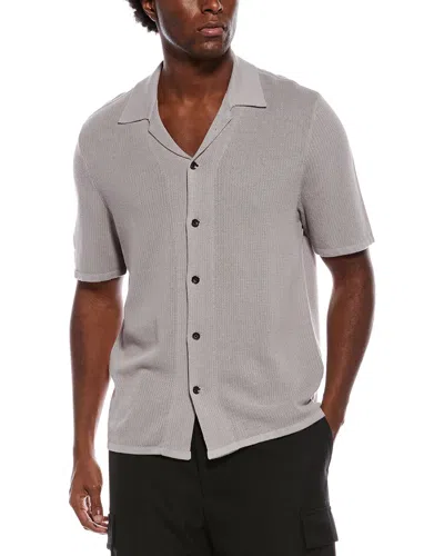 Rag & Bone Lewis Knit Shirt In Gray