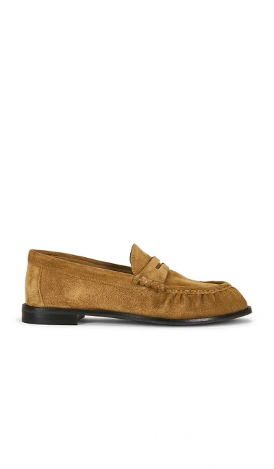 Rag & Bone Lexi Loafer In Dijon Suede