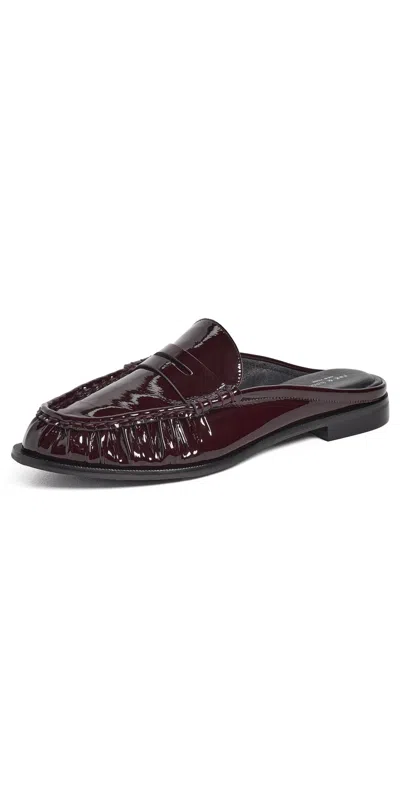 Rag & Bone Lexi Mules Mrlpt In Burgundy