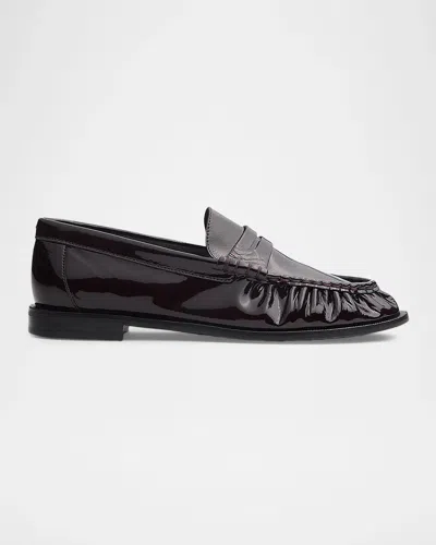 Rag & Bone Lexi Patent Leather Loafers In Animal Print
