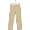 Rag & Bone Leyton Crop Cotton Work Pants In Brown