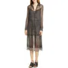 Rag & Bone Libby Polka Dot Silk Midi Dress