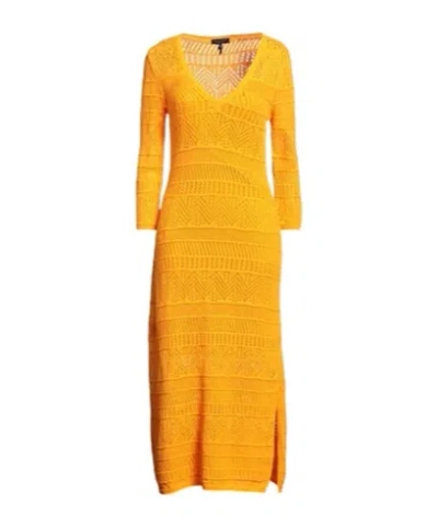Rag & Bone Light And Thin Knitted Dress In Yellow