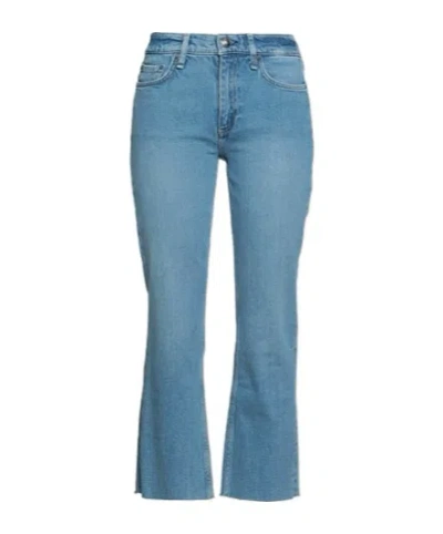 Rag & Bone Light-colored Denim Straight-leg Pants In Blue