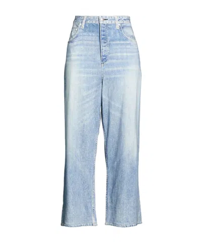Rag & Bone Light-wash Wide-leg Jeans In Blue