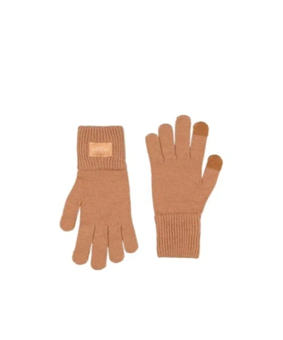 Rag & Bone Lightweight Knitted Gloves In Pink