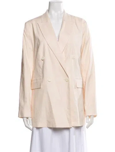 Pre-owned Rag & Bone Linen Blazer In Neutral