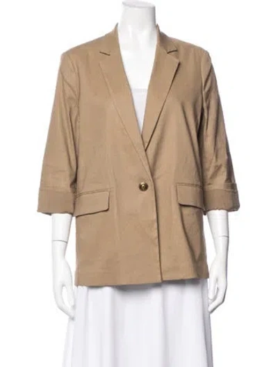 Pre-owned Rag & Bone Linen Blazer In Neutral