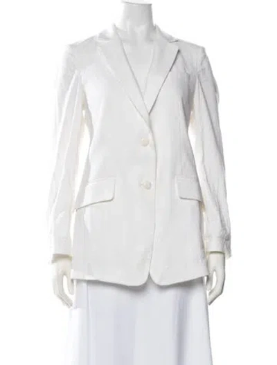 Pre-owned Rag & Bone Linen Blazer In Neutrals