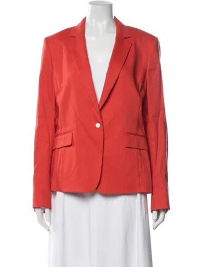 Pre-owned Rag & Bone Linen Blazer W/ Tags In Orange