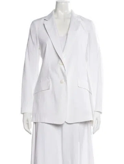 Pre-owned Rag & Bone Linen Blazer In White