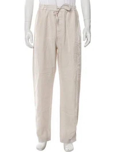 Pre-owned Rag & Bone Linen Cargo Pants W/ Tags In Neutral