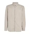 Rag & Bone Linen Cotton-blend Finch Shirt In Gray