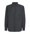 Rag & Bone Linen Cotton-blend Finch Shirt In Black