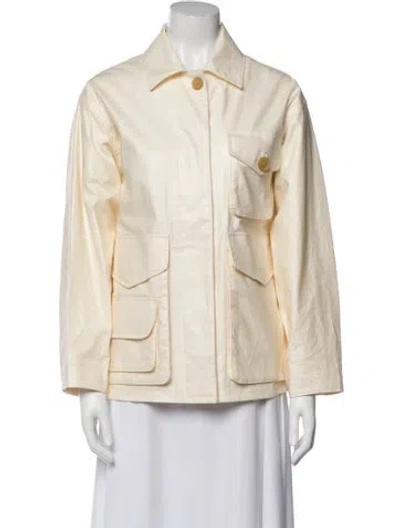 Pre-owned Rag & Bone Linen Jacket In Neutral