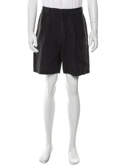 Pre-owned Rag & Bone Linen Jogger Shorts W/ Tags In Black