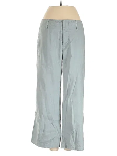 Pre-owned Rag & Bone Linen Pants In Blue