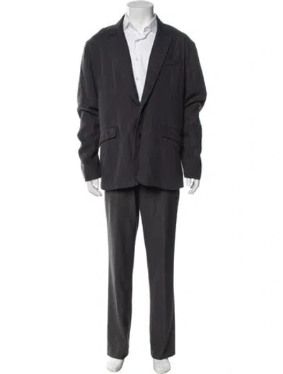 Pre-owned Rag & Bone Linen Parka In Gray