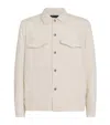 Rag & Bone Linen Shirt Jacket In Neutral