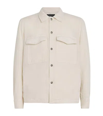 Rag & Bone Linen Shirt Jacket In Neutral