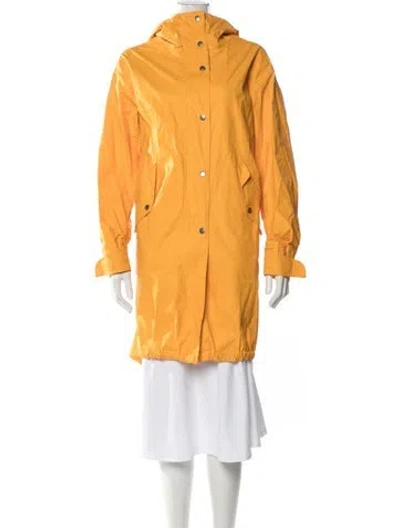 Pre-owned Rag & Bone Linen Trench Coat In Yellow