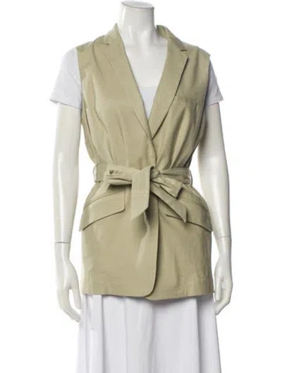 Pre-owned Rag & Bone Linen Vest In Neutral