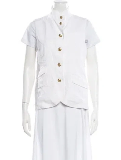 Pre-owned Rag & Bone Linen Vest In Neutral