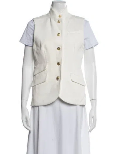 Pre-owned Rag & Bone Linen Vest In White