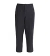 Rag & Bone Linen Wide-leg Trousers In Black