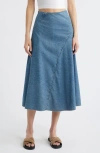 Rag & Bone Ultra Featherweight Lisbon Midi Skirt