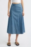 Rag & Bone Ultra Featherweight Lisbon Midi Skirt