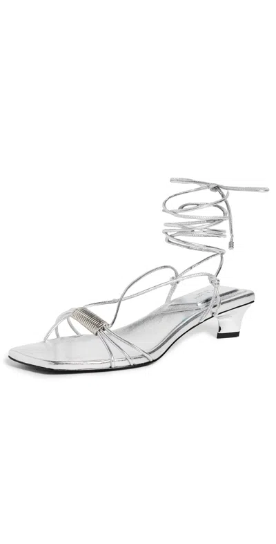 Rag & Bone Liv Strappy Sandals Silver