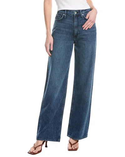 Rag & Bone Logan Charlock Wide Leg Jean In Blue