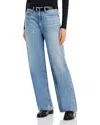 Rag & Bone Featherweight Logan High Rise Wide Leg Jeans In Audrey In Audrey