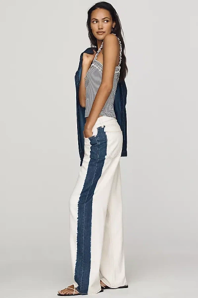 Rag & Bone Logan High-rise Wide-leg Jeans In White