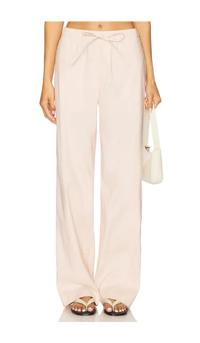 Rag & Bone Logan Linen Beach Pant In Neutral