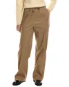 Rag & Bone Tan Logan Linen-blend Beach Lounge Pants In Brown