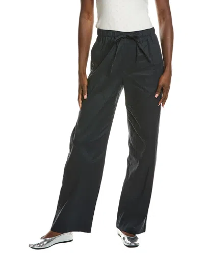 Rag & Bone Logan Linen-blend Beach Pant In Black