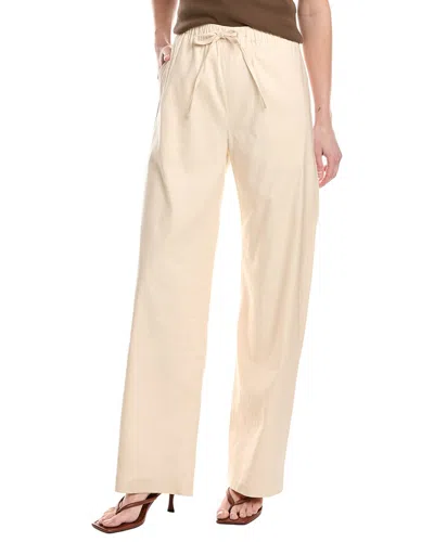 Rag & Bone Logan Linen-blend Beach Pant In White
