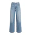 Rag & Bone Logan Mid-rise Wide-leg Jeans In Blue