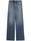 Rag & Bone Logan Mid-rise Wide-leg Jeans In Blue