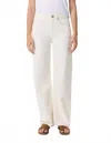 Rag & Bone Logan Mid-rise Wide Leg Jeans In White In White